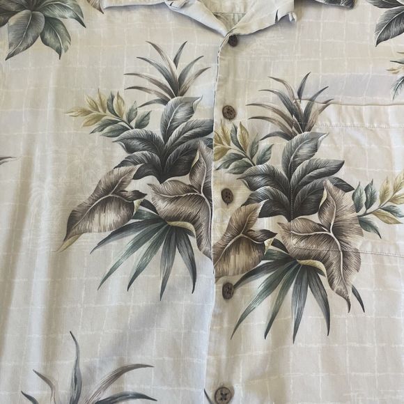 Mens 100% Silk Hawaiian Floral Button Short Sleeve Shirt 2XL Joseph & Feiss - Picture 4 of 7